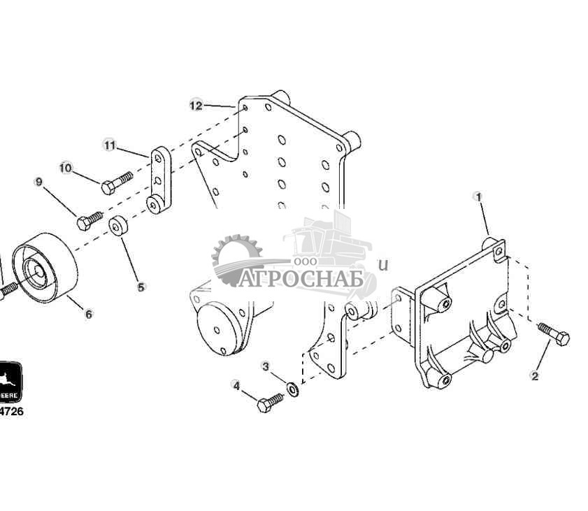7404 Air Conditioner Compressor Support 